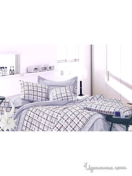 Комплект постельного белья Семейный Фаворит-Текстиль "Квилт", цвет серый