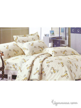 Комплект постельного белья 1,5-спальный Фаворит-Текстиль, цвет бежевый