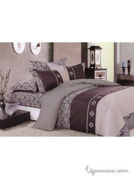 Комплект постельного белья 2-х спальный Shinning Star "Галант", цвет коричневый