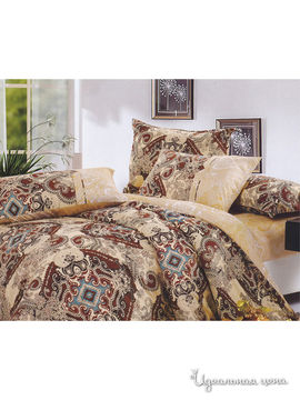 Комплект постельного белья 1,5-спальный Shinning Star "Марокко", цвет желтый, бежевый