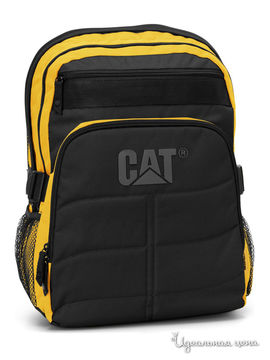 Рюкзак CAT (Caterpillar), цвет черный, желтый