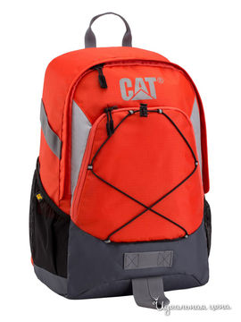 Рюкзак CAT (Caterpillar), цвет оранжевый, темно-серый