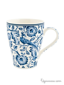Кружка Elff Ceramics, цвет белый, синий, Объем 325 мл