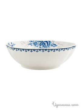 Салатник Elff Ceramics, цвет белый, синий