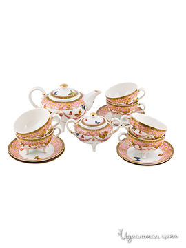 Чайный сервиз, 14 предметов Elff Ceramics, цвет мультиколор