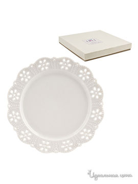 Тарелка Elff Ceramics, цвет белый, Диаметр 26 см