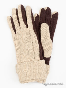 Перчатки Mario Spado, цвет бежевый, коричневый