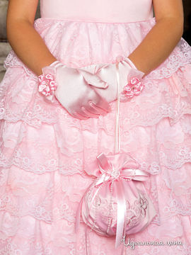 Перчатки Perlitta для девочки, цвет розовый
