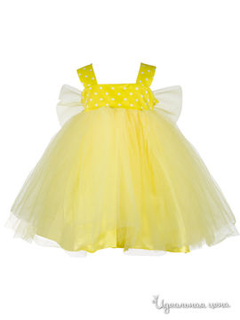 Платье Perlitta для девочки, цвет жёлтый