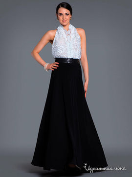 Платье Ksenia Knyazeva, цвет белый, черный