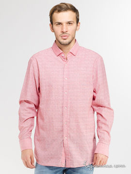 Рубашка Hugo Boss, цвет розовый