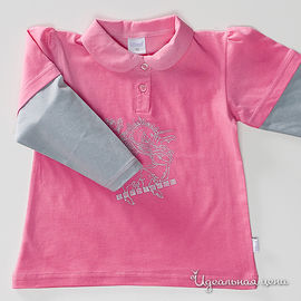 Пуловер Liliput для девочки, цвет розовый / серый