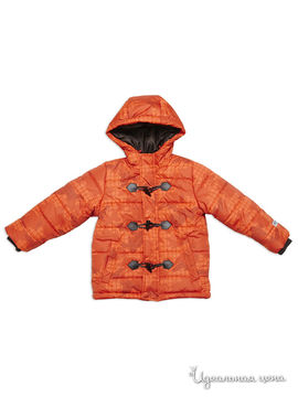 Куртка Playtoday для мальчика, цвет оранжевый, коричневый