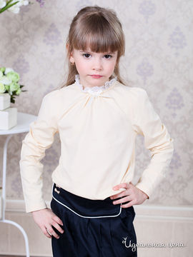 Блуза Dena savati для девочки, цвет кремовый
