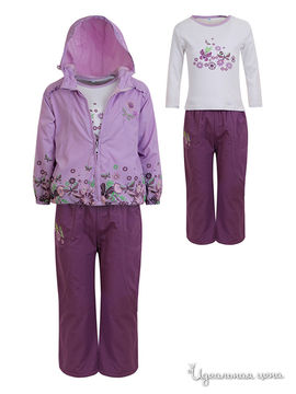Комплект M & D для девочки, цвет фиолетовый
