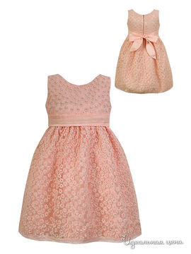 Платье M & D для девочки, цвет персиковый