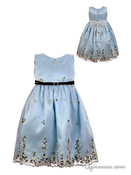 Платье M & D для девочки, цвет голубой