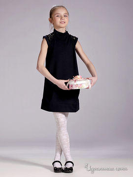 Платье Siccinino для девочки, цвет черный