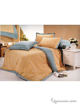 Комплект постельного белья 1,5-спальный Valtery, цвет серый, светло-коричневый