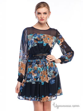 Платье Moda Atesi, цвет темно-синий