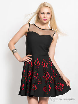 Платье IRONI, цвет черный, красный