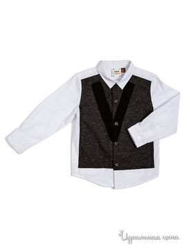 Рубашка Fore!! Axel & Hudson для мальчика, цвет белая, черная