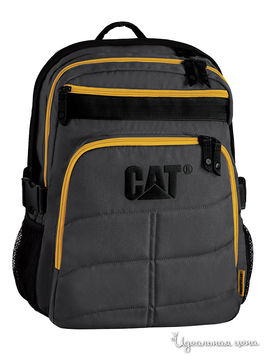 Рюкзак CAT (Caterpillar), цвет черный, серый, желтый