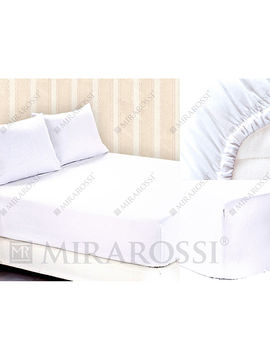 Комплект постельного белья евро Mirarossi, цвет белый