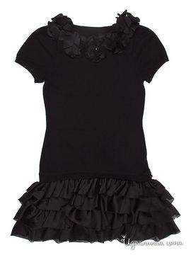 Платье Silvian heach для девочки, цвет черный