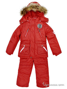 Комплект: куртка+полукомбинезон Borelli детский, цвет красный