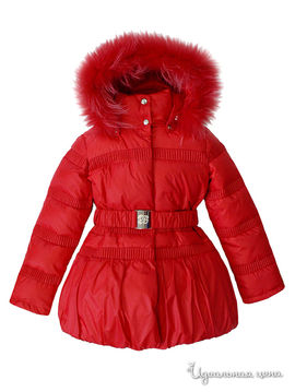 Пальто Borelli для девочки, цвет красный