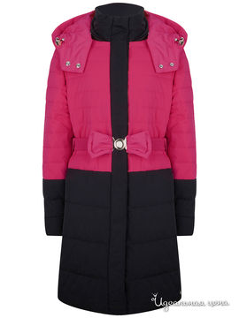 Пальто Supertrash для девочки, цвет красный, черный