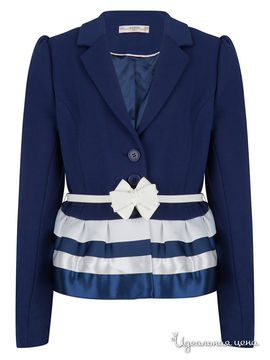 Пиджак Supertrash для девочки, цвет синий