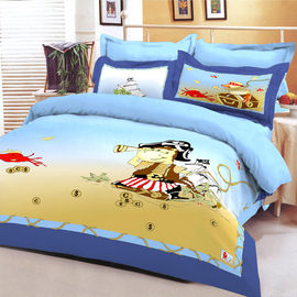Комплект постельного белья Togas "ПИРАТ", цвет голубой, Евро (наволочки 50х70см)