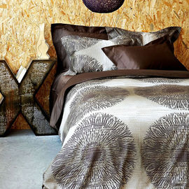 Комплект постельного белья Togas "РОТОНДО", цвет коричневый, Евро (наволочки 50х70см)