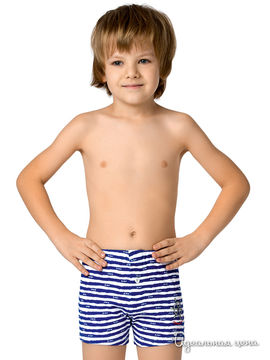 Трусы-шорты Nirey для мальчика, цвет синий, белый