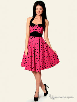Платье Diva, цвет розовый, черный