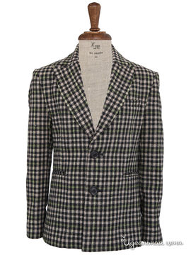 Пиджак La Miniatura для мальчика, цвет серый, зеленый