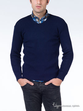Пуловер Saint Loran, цвет темно-синий