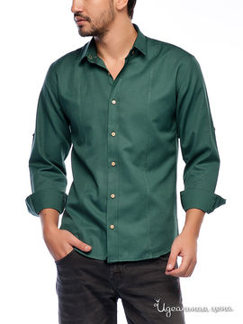 Рубашка Saint Loran, цвет зеленый