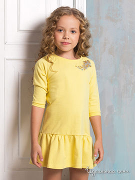 Платье Viaggio Bambini для девочки, цвет желтый