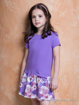 Платье Viaggio Bambini для девочки, цвет фиолетовый