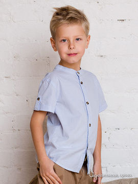 Рубашка Viaggio Bambini для мальчика, цвет голубой
