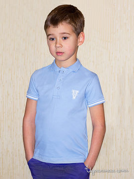 Поло Viaggio Bambini для мальчика, цвет голубой