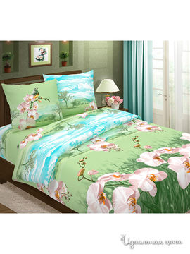 Комплект постельного белья, двуспальный Традиция Текстиля, цвет Иволга