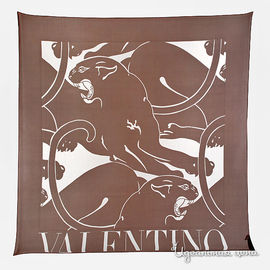 Платок Valentino женский, цвет кофе с молоком