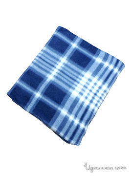 Плед, 180х200 см Текстильный каприз, цвет синий