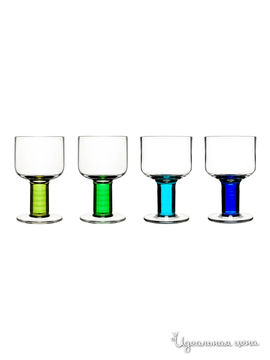 Набор бокалов, 4 предмета Sagaform, цвет мультиколор