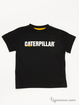 Футболка CAT (Caterpillar) для мальчика, цвет черный