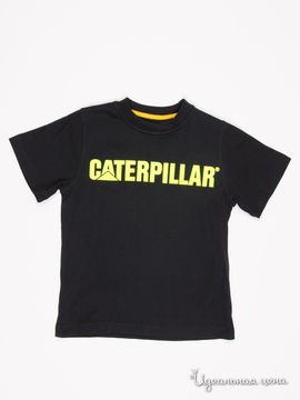 Футболка CAT (Caterpillar) для мальчика, цвет черный